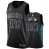 Men's Charlotte Hornets Custom Name Number Jersey City Black - Replica