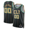 Men's Charlotte Hornets #00 Custom City Edition Swingman Jersey 2022-23 - Replica