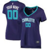 Woman's Purple Charlotte Hornets Fast Break Replica Custom Jersey - Statement Edition