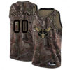 Men's Custom Charlotte Hornets Swingman Camo Realtree Collection Jersey - Replica