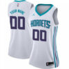 Woman's Custom Charlotte Hornets Swingman White Jersey - Association Edition - Replica