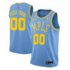 Youth's Custom Los Angeles Lakers Swingman Blue Hardwood Classics Jersey - Replica