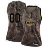 Woman's Custom Los Angeles Lakers Swingman Camo Realtree Collection Jersey - Replica