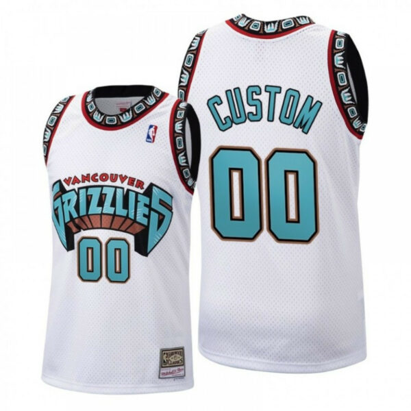 Youth's CUSTOM MEMPHIS GRIZZLIES #00 HARDWOOD CLASSICS 1998 THROWBACK JERSEY - Replica