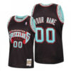 Men's CUSTOM MEMPHIS GRIZZLIES 2020 RELOAD CLASSIC BLACK JERSEY - Replica