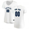 Woman's Custom Memphis Grizzlies Swingman White Fast Break Jersey - Association Edition - Replica