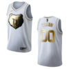 Men's Memphis Grizzlies #00 Custom Golden Edition Jersey - White , Basketball Jersey - Replica