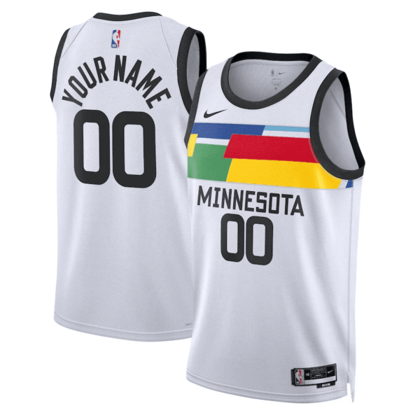 Woman's Custom Minnesota Timberwolves City Edition Swingman Jersey 2022-23 - Replica