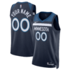 Men's Custom Minnesota Timberwolves Icon Swingman Jersey 2022-23 - Replica