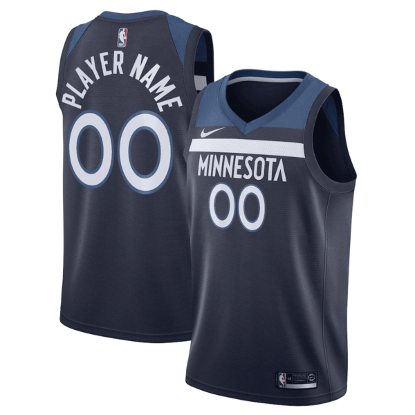 Men's Minnesota Timberwolves 2020/2021 Custom Icon Edition Swingman Jersey Replica