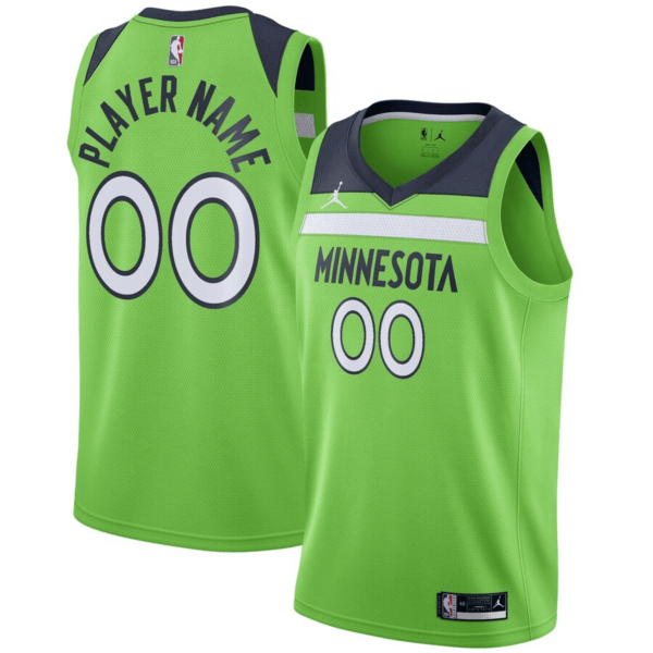 Men's Minnesota Timberwolves 2020/2021 Custom Statet Edition Swingman Jersey Replica