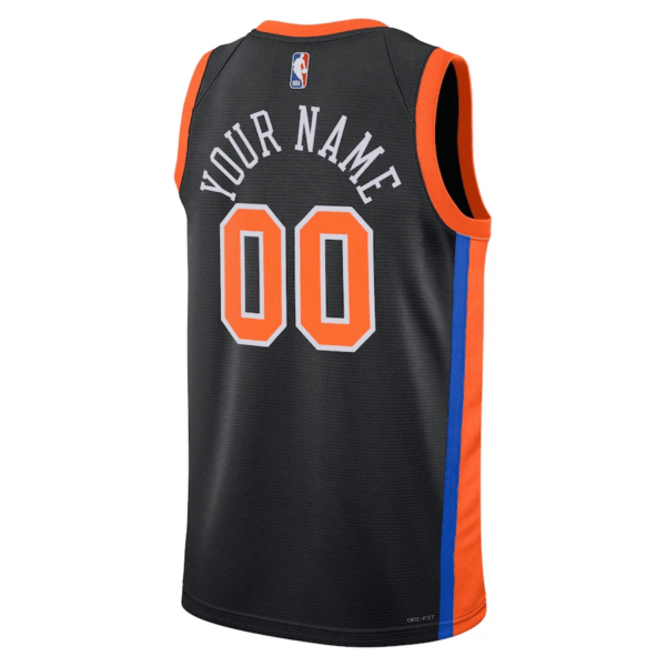 Men's New York Knicks Custom #00 City Edition Swingman Jersey 2022-23 - Replica