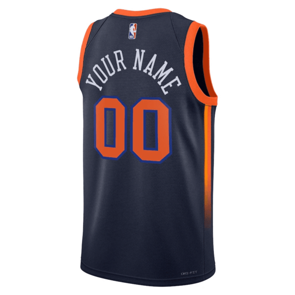 Woman's New York Knicks Custom #00 Statement Swingman Jersey 2022/23 - Replica