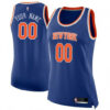 Woman's Custom New York Knicks Swingman Blue Jersey - Icon Edition - Replica