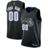 Men's Custom Orlando Magic Swingman Black 2018/19 Jersey - City Edition - Replica