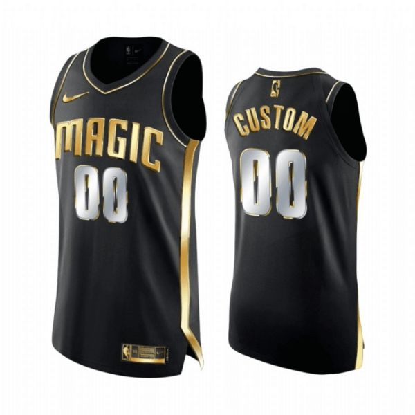 Men's NBA Orlando Magic Jersey Custom 2020 21 Black Golden Edition Swingman - Replica