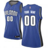 Woman's Custom Orlando Magic Swingman Royal Jersey - Icon Edition - Replica