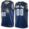 Men's Custom Orlando Magic Swingman Blue Jersey - City Edition - Replica