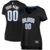 Woman's Black Orlando Magic 2019 Fast Break Replica Custom Jersey - Icon Edition