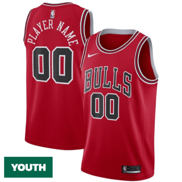 Youth's Chicago Bulls Custom 2020/2021 Icon Edition Swingman Jersey Replica -