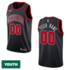 Youth's CHICAGO BULLS #00 CUSTOM STATET SWINGMAN JERSEY - BLACK , BASKETBALL JERSEY - Replica