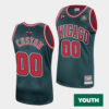 Youth's Chicago Bulls Custom #00 Green Hardwood Classics Jersey - Replica