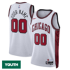 Youth's Custom Chicago Bulls City Edition Swingman Jersey 2022-23 - Replica