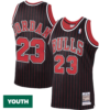 Youth's Michael Jordan Chicago Bulls Hardwood Classics 1995-96 Jersey - Black - Replica