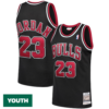 Youth's Michael Jordan Chicago Bulls 1997-98 Hardwood Classics Player Jersey - Black - Replica