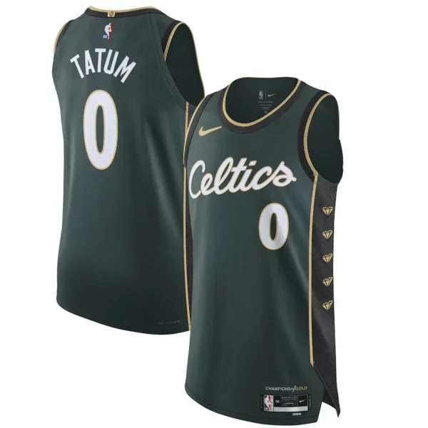 Youth's Jayson Tatum Boston Celtics 2022/23 Player Jersey - City Edition - Green - Replica