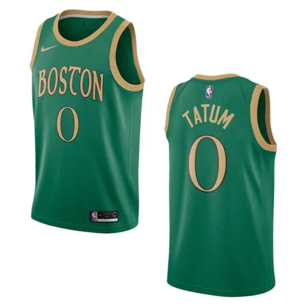 Youth's 2019-20 Boston Celtics #0 Jayson Tatum City Swingman Jersey - Kelly Green , Basketball Jersey - Replica