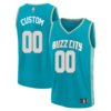 Custom Charlotte Hornets Branded Unisex 2023-24 Fast Break Jersey - Teal - City Edition - Replica