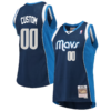 Custom Dallas Mavericks Mitchell _ Ness Hardwood Classics Swingman Jersey - Navy -