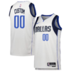 Custom Dallas Mavericks Nike Unisex Swingman Jersey - Association Edition - White - Replica