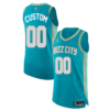 Custom LaMelo Ball Charlotte Hornets Authentic Jersey - City Edition - Teal - Replica