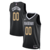 Custom Memphis Grizzlies Nike Unisex 2023-24 Swingman Jersey - Black - City Edition - Replica