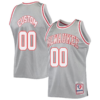 Custom Milwaukee Bucks Mitchell _ Ness 75th Anniversary 1971-72 Hardwood Classics Swingman Jerseys - Silver - Replica