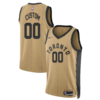 Custom Toronto Raptors Nike Unisex 2023-24 Swingman Jersey - Gold - City Edition -