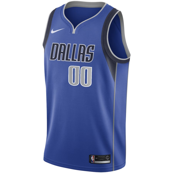 Men's Dallas Mavericks Swingman Custom Jersey Royal - Icon Edition - Replica