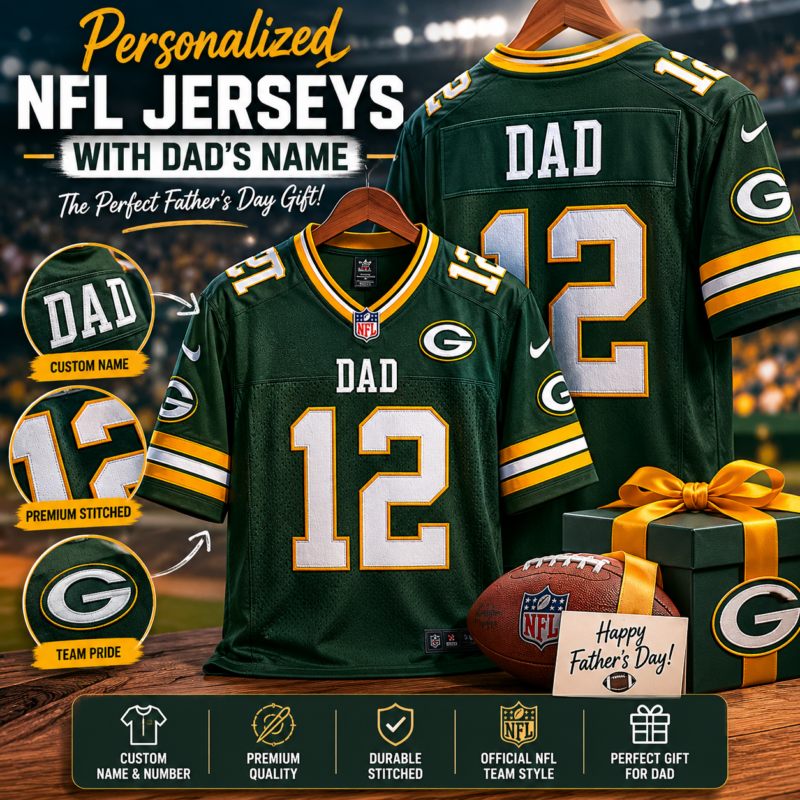 5 Unique Father’s Day Gift Ideas for NFL Fans (Custom Jerseys Starting at $84) 2 5 Unique Father’s Day Gift Ideas for NFL Fans (Custom Jerseys Starting at $84)